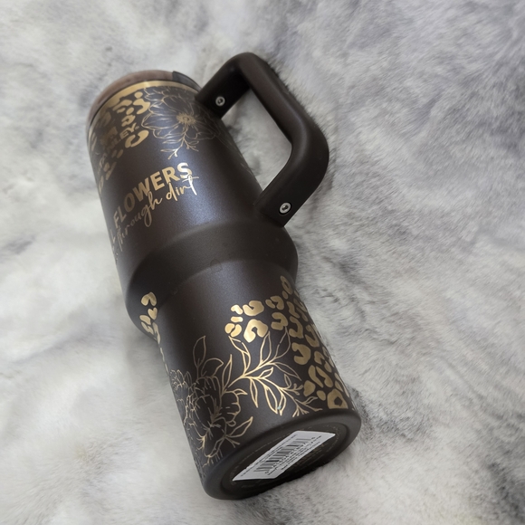 Stanley Black and Gold Floral Mug - Picture 3 of 3